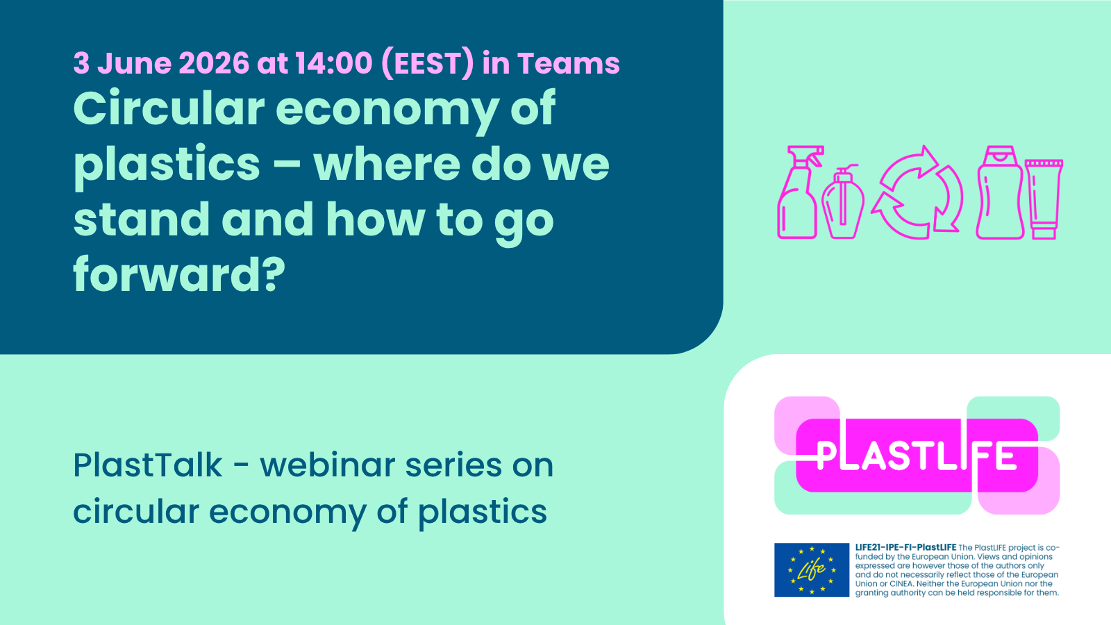 PlastTalk: Circular economy of plastics – where do we stand and how to ...